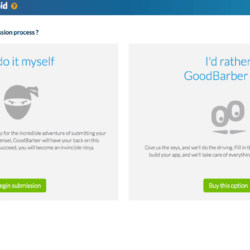 GoodBarber Publishing your app